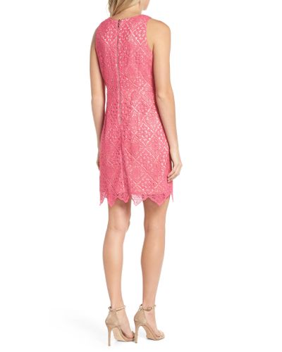 eliza j hot pink dress