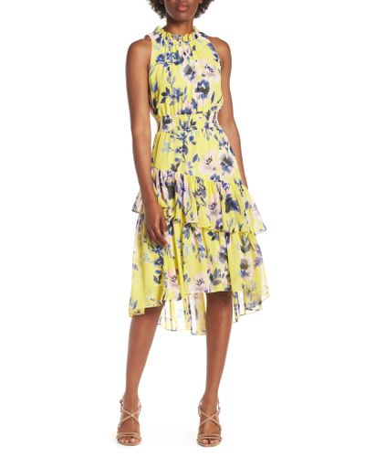 eliza j floral high low