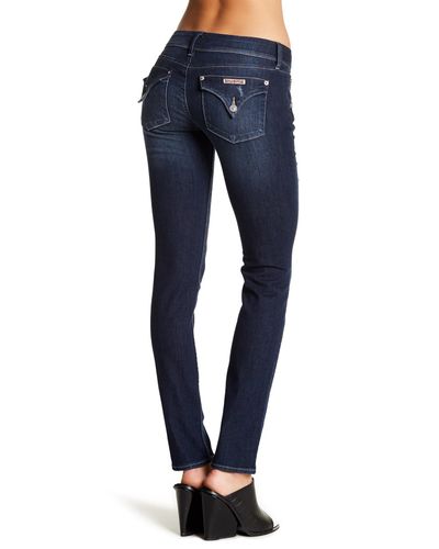 Hudson Jeans Cotton Collin Flap Skinny Jean in Blue - Lyst