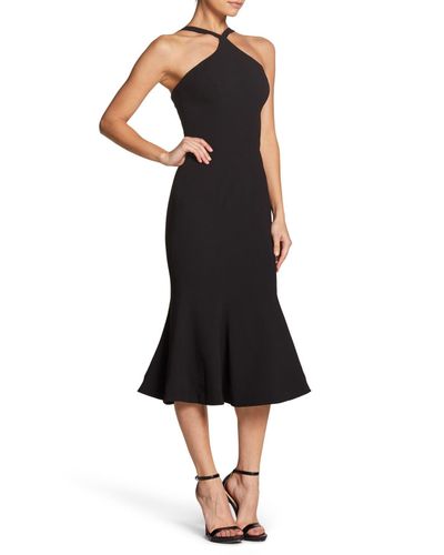 tessa crepe mermaid dress Big sale 