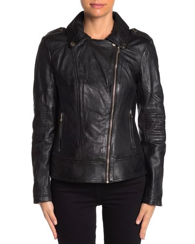 guess black moto jacket