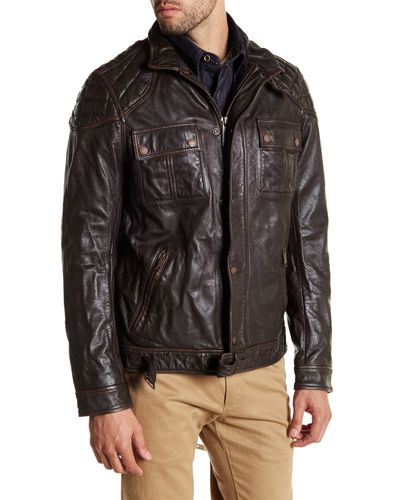 Timberland Skye Peak Quilted Genuine Leather Jacket for Men - Lyst