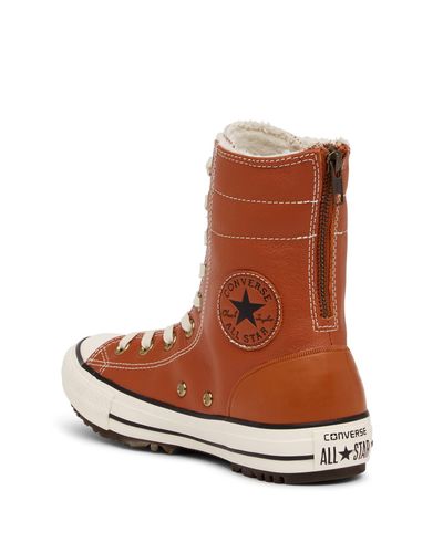 converse fur lined boots