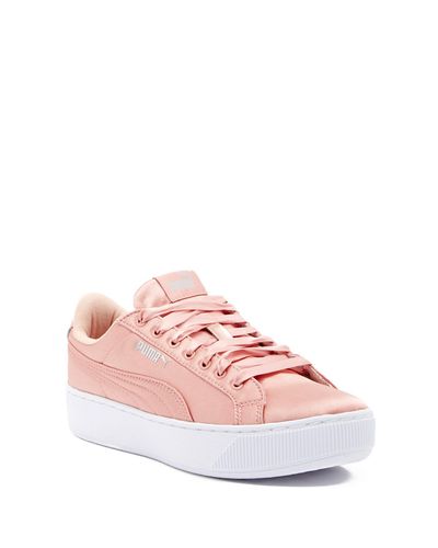 puma satin pink