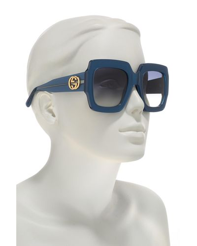 gucci sunglasses blue