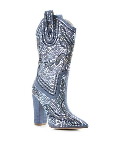 cape robbin rhinestone boots