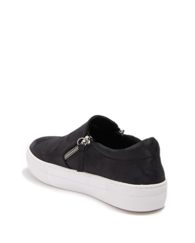 steve madden glaammar zip platform sneaker
