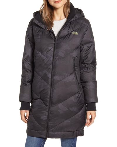 valle hooded 550 fill power down coat the north face