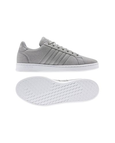 adidas grand court mens grey