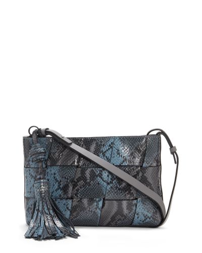 vince camuto cresetia woven leather mule