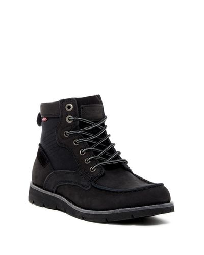 black levi boots