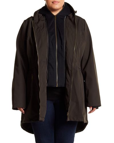 french connection olive green parka