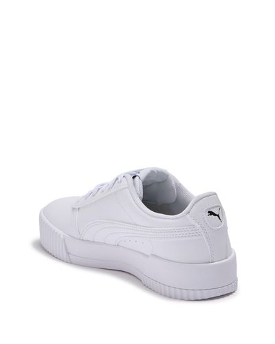 carina leather platform sneaker