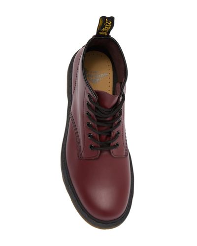 Dr. Martens 6-eye Cherry Leather Boot in Cherry Red (Red) for Men | Lyst