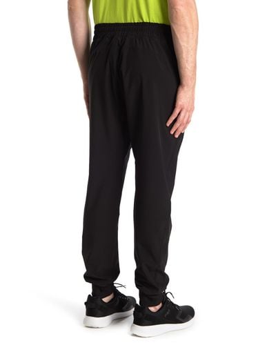 90 Degrees Side Zipper Pocket Joggers in Black for Men - Lyst