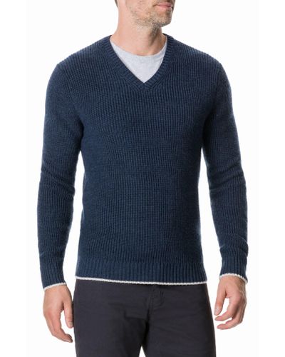 Rodd & Gunn Wool Masfield Knit Regular Fit Sweater in Navy (Blue) for ...