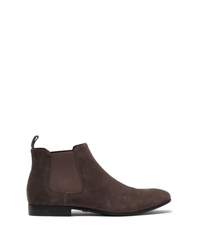 Kenneth Cole Suede Chelsea Boot in Grey (Gray) for Men - Lyst