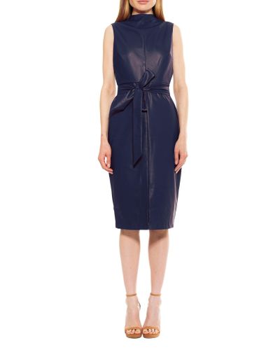 front slit sheath dress