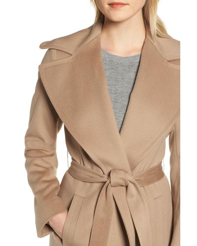 fleurette wrap coat