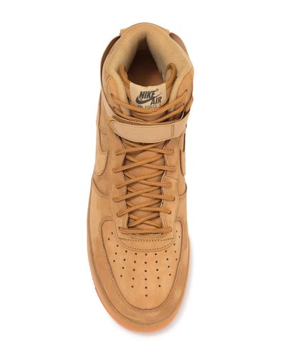Nike Lace Air Force 1 High in Camel (Natural) for Men | Lyst