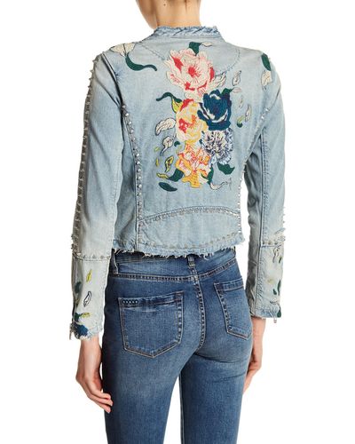 blank nyc studded denim jacket