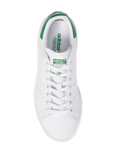 adidas Leather Stan Smith Bold Platform Sneaker in White | Lyst