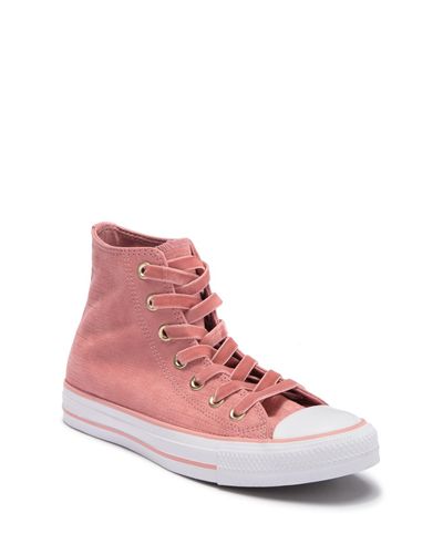 velvet pink converse