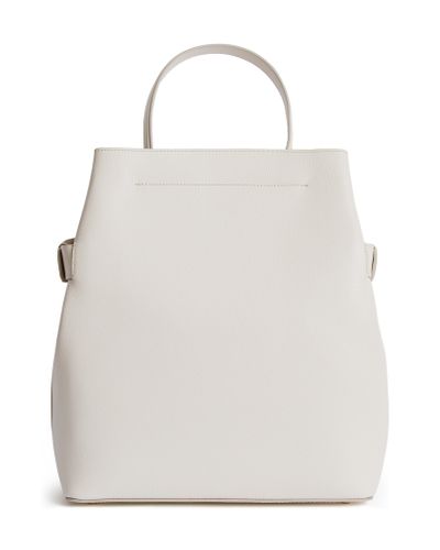 reiss freya leather bucket bag