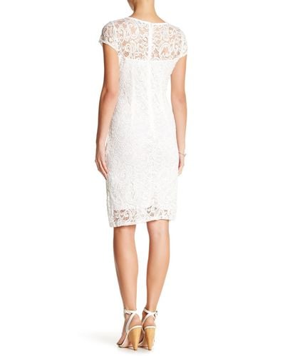 Marina Sequined Lace Midi Dress in ...