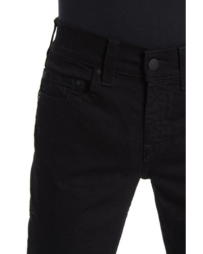 True Religion Denim Geno Solid Relaxed Slim Jeans in Black for Men - Lyst