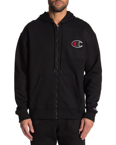 champion zip up hoodie men's