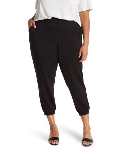 Democracy High Rise Zipper Jogger Pants in Black - Lyst