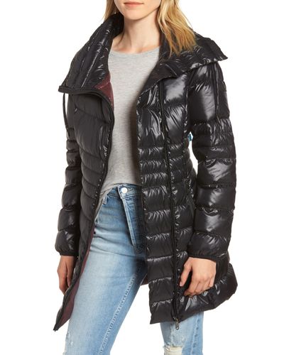 sam edelman asymmetrical puffer jacket