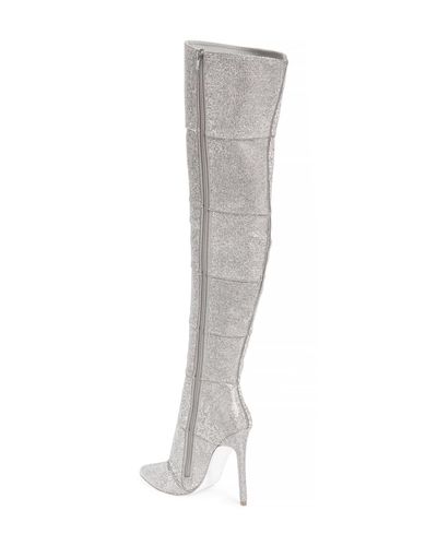 steve madden thigh high rhinestone boots