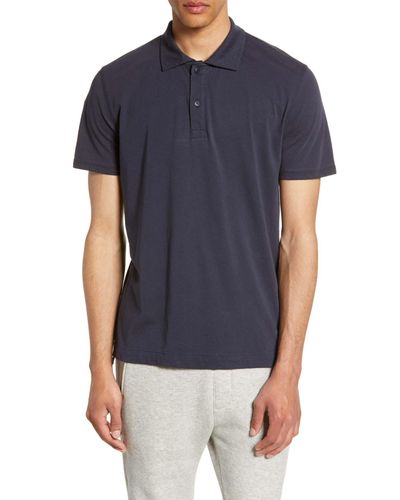 ATM Cotton Short Sleeve Jersey Polo in Midnight (Blue) for Men - Lyst