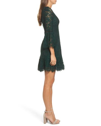 bell sleeve lace cocktail dress eliza j