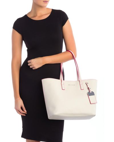 marc jacobs luggage tag tote