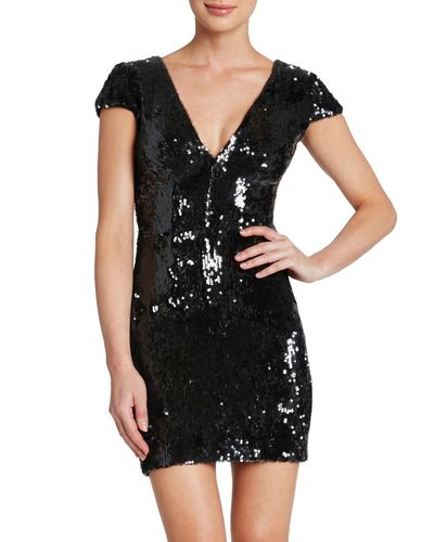 zoe sequin minidress