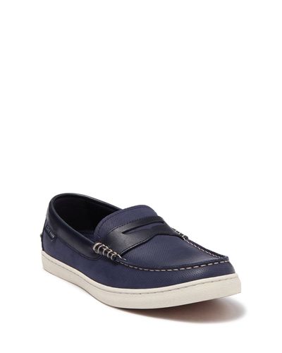 cole haan nantucket loafer blue