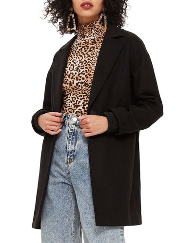 black slouch coat