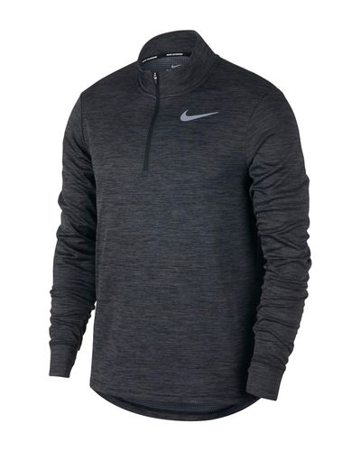 Nike Synthetic Pacer Plus Half Zip Running Top in Black for Men - Lyst