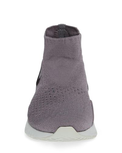 rise react flyknit sock sneaker