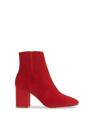 halogen red booties