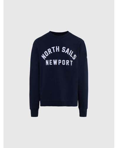 North Sails Sweat-Shirt À Imprimé Newport - Bleu