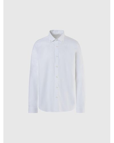 North Sails Camisa Oxford de algodón orgánico - Blanco