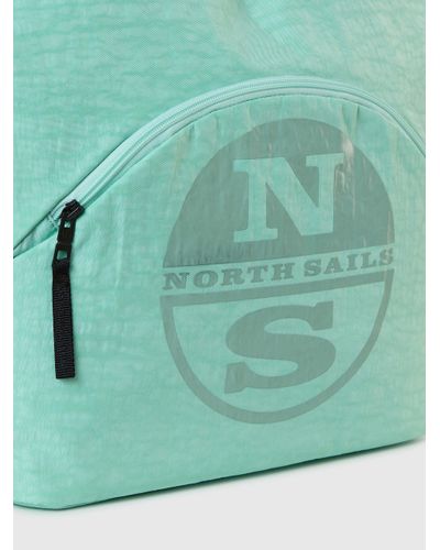 North Sails Borsa tote con tasca zip - Verde