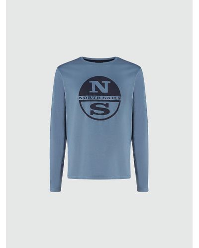 North Sails T-shirt in jersey organico - Blu