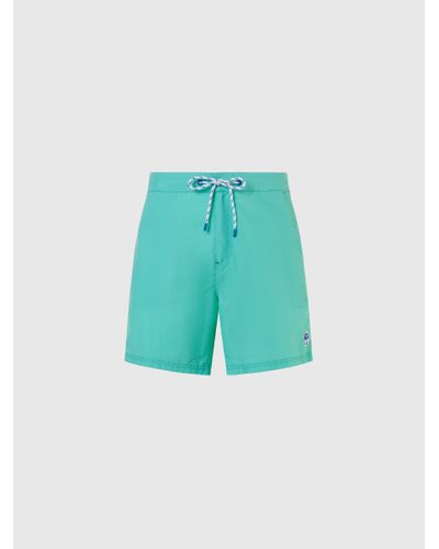North Sails Washed nylon swim shorts - Bleu