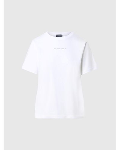 North Sails T-shirt in cotone organico - Bianco