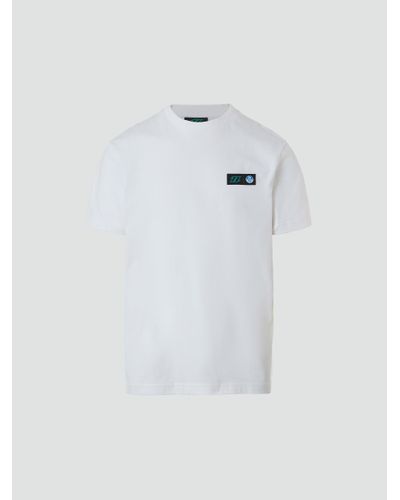 North Sails Camiseta con estampado gráfico - Blanco